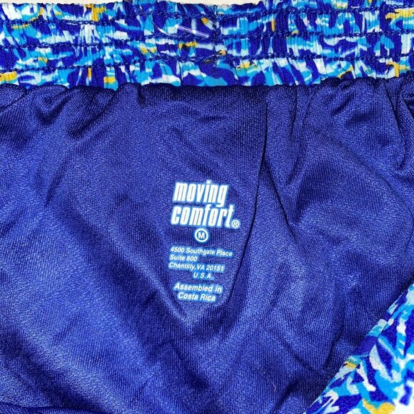 Moving Comfort Blue Patterned Athletic Shorts - Picture 11 of 12